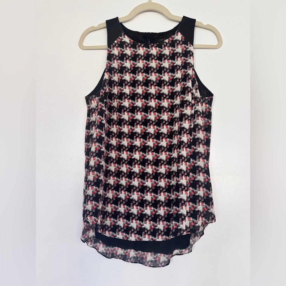 Rag & Bone Black and White Sleeveless Tank Top